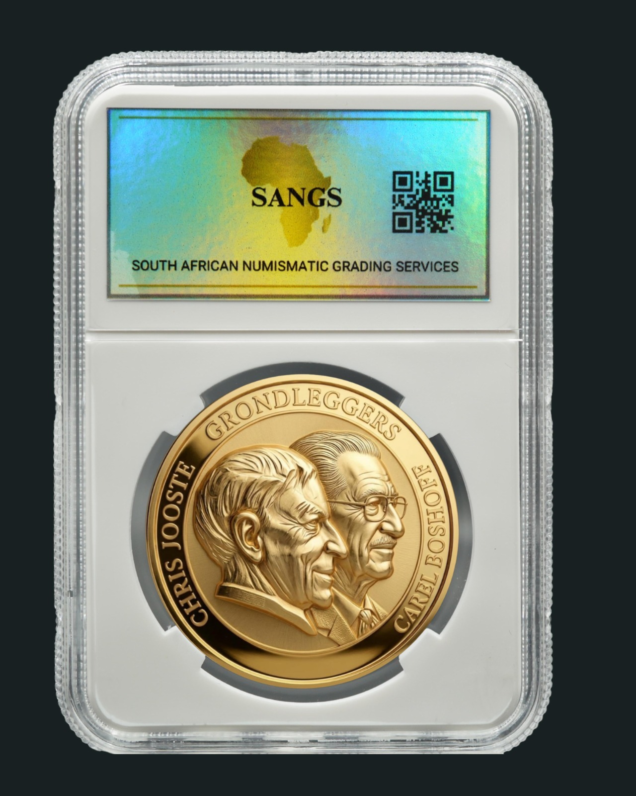 35-jaar-gedenkmedalje - Goud 2